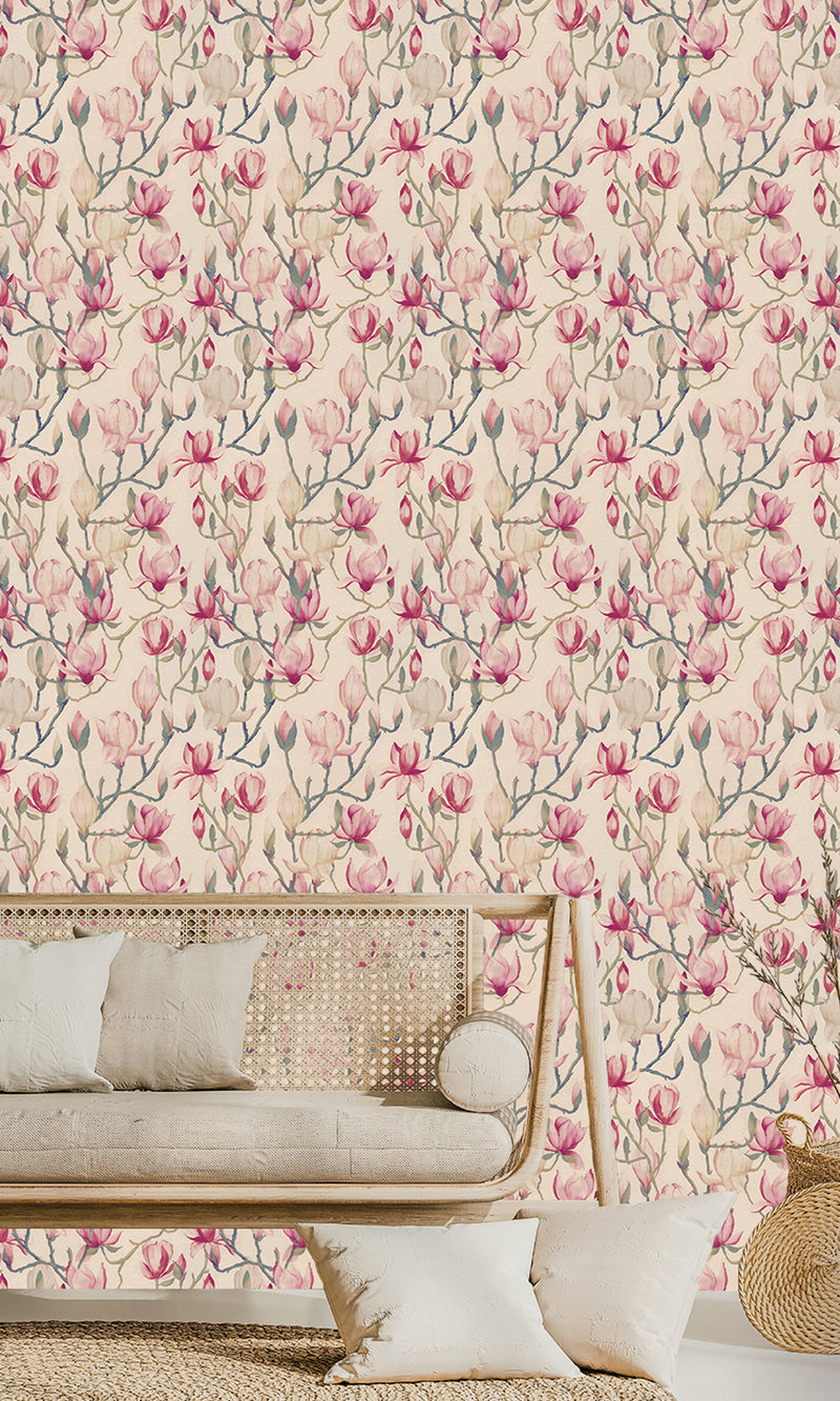 Designer Walls Beige Magnolia DW2014