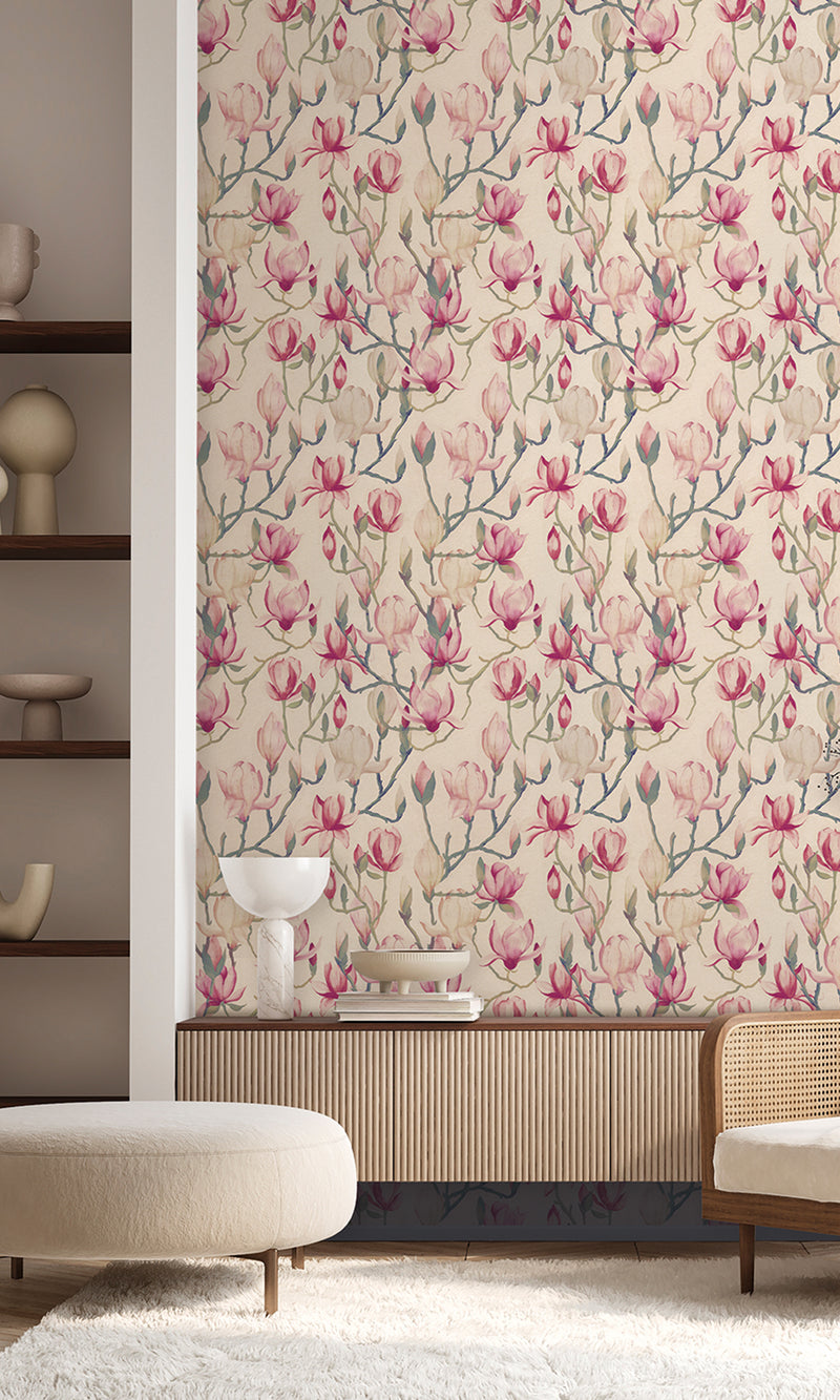 Designer Walls Beige Magnolia DW2014