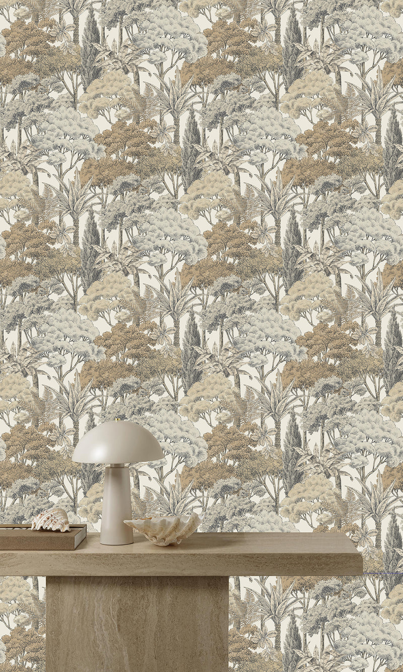 Karuna Sketched Forest Soft Amber A76301