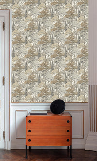 Karuna Sketched Forest Soft Amber A76301