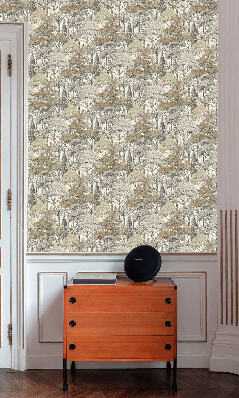 Karuna Sketched Forest Soft Amber A76301
