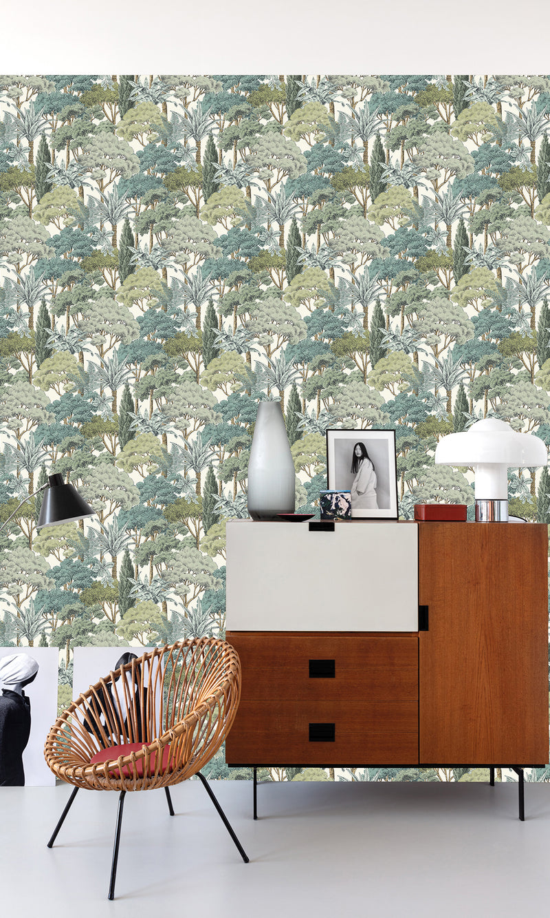 Karuna Sketched Forest Moss Green A76302