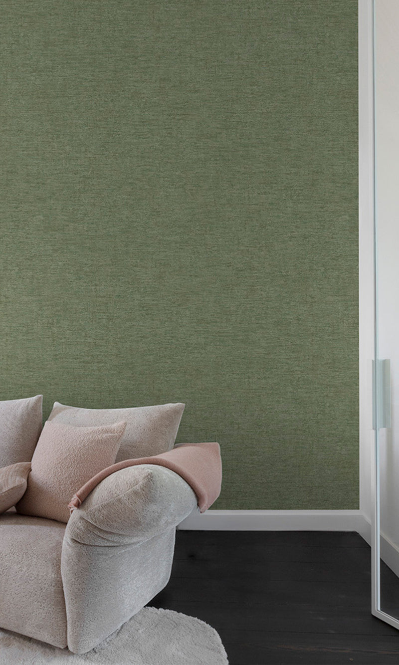 Neutral Green Precious Weaves Dakota - Plain PW1315