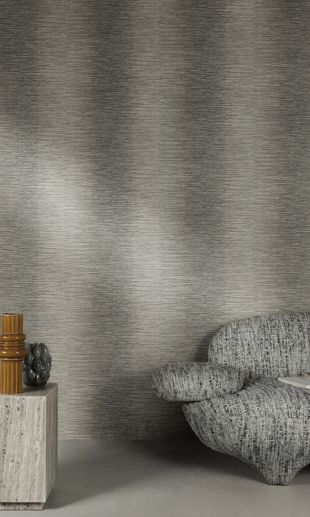 Textured Vibes Kaito Charcoal Grey A77905