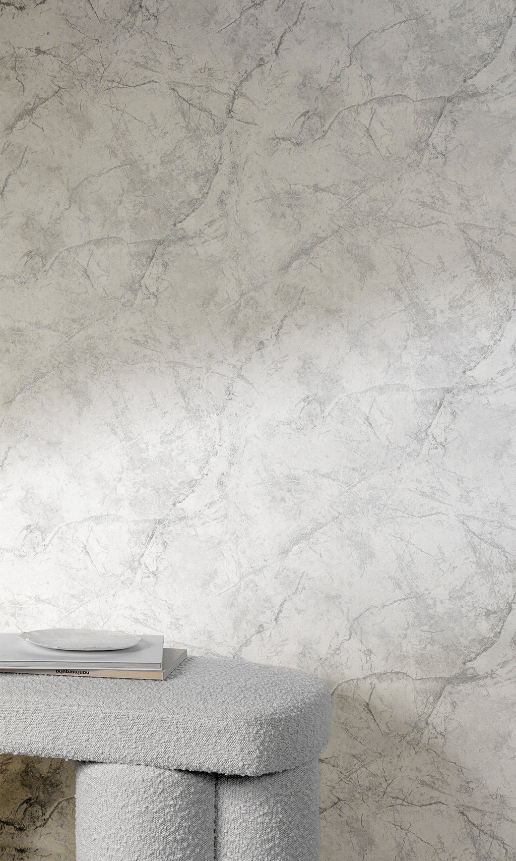 Textured Vibes Thassos White Smoke A78001