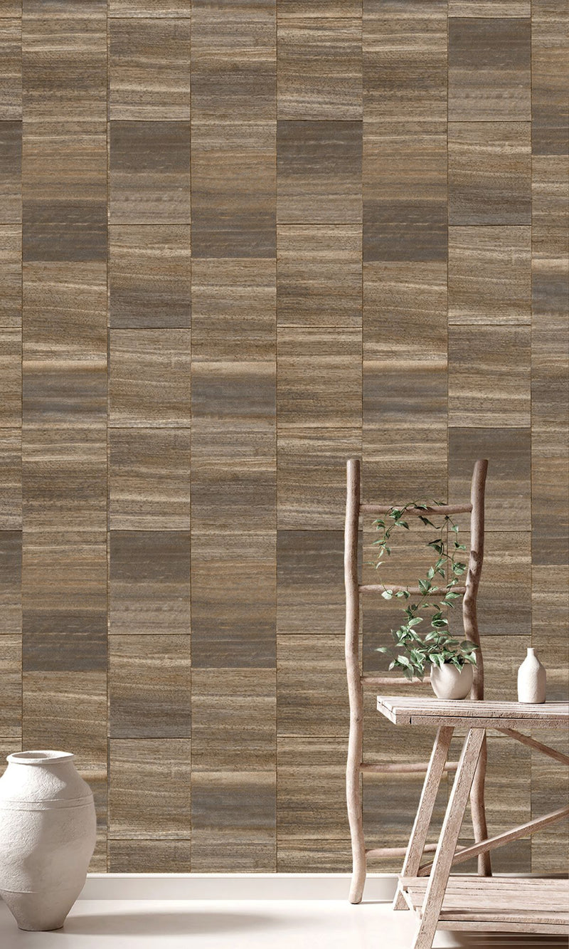 Serenity Fabric Squares Greyish Brown SY27534