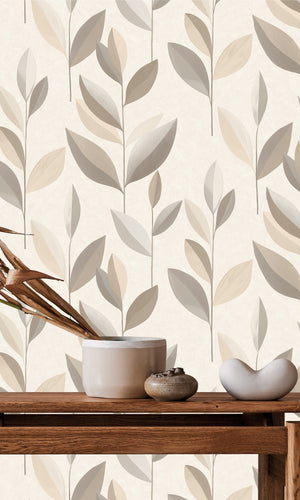 Serenity Smooth Foliage Earl Grey & Light Beige SY27551