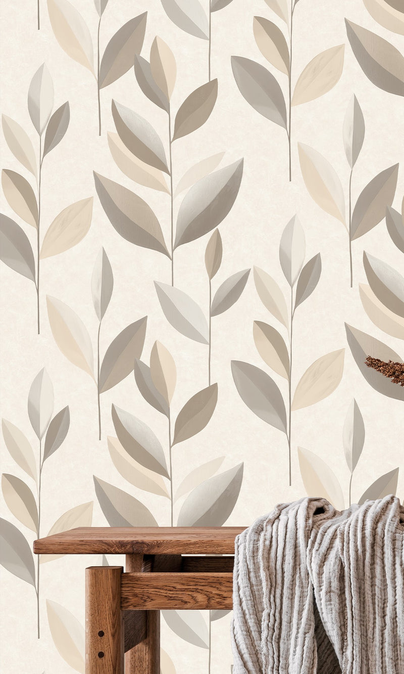 Serenity Smooth Foliage Earl Grey & Light Beige SY27551
