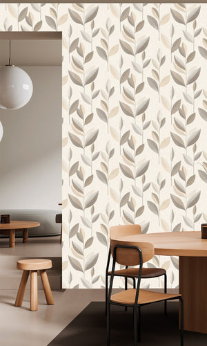 Serenity Smooth Foliage Earl Grey & Light Beige SY27551