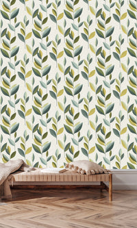 Serenity Smooth Foliage Corduroy & Dusky Citron SY27553