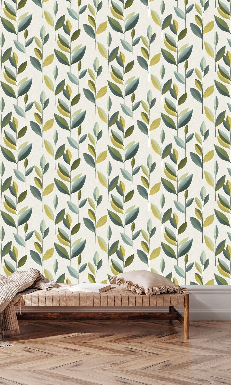 Serenity Smooth Foliage Corduroy & Dusky Citron SY27553