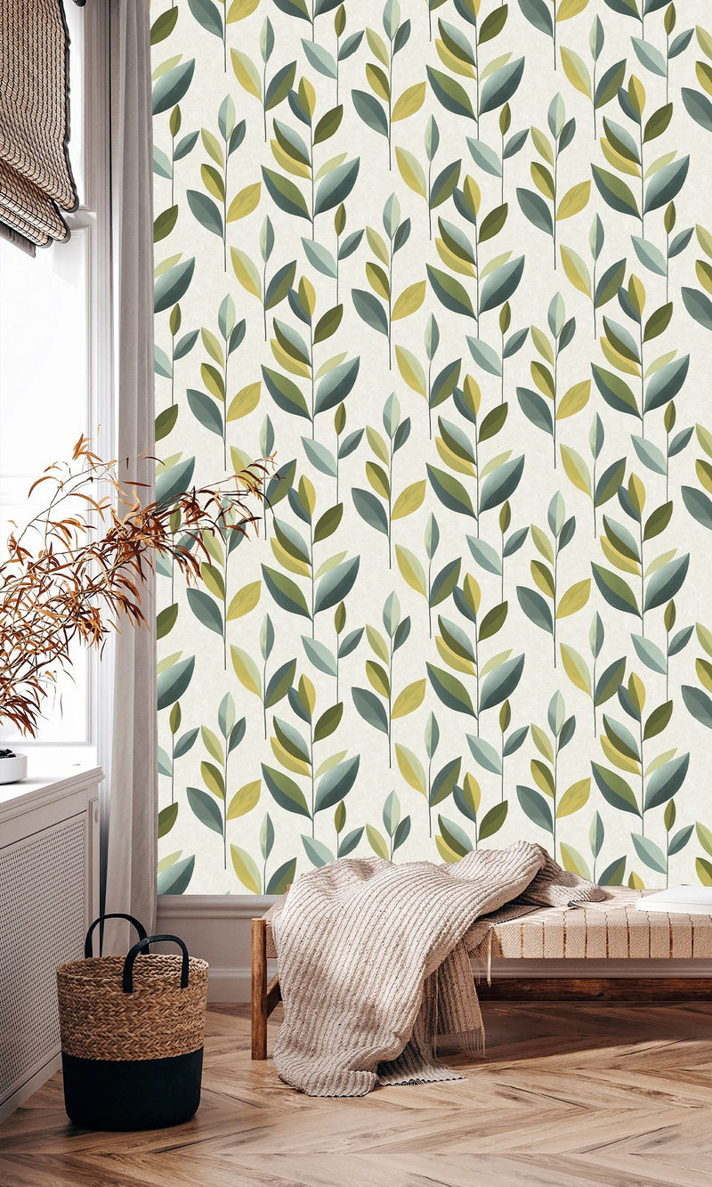 Serenity Smooth Foliage Corduroy & Dusky Citron SY27553