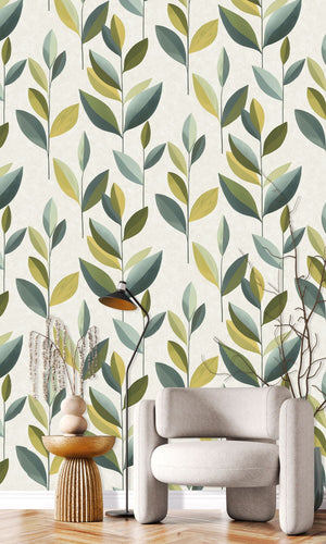 Serenity Smooth Foliage Corduroy & Dusky Citron SY27553