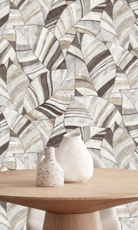Serenity Native Leaves Morrel Brown & Soft Amber SY27560
