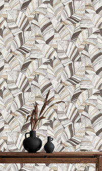 Serenity Native Leaves Morrel Brown & Soft Amber SY27560