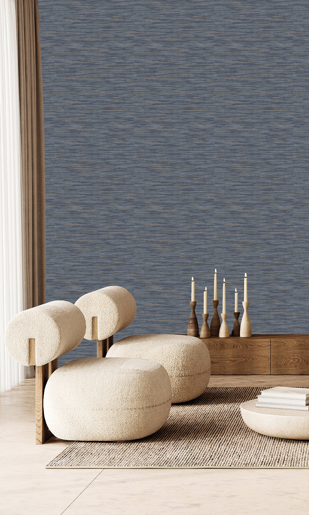 Antibes Horizon Indigo & Brindle AN28223