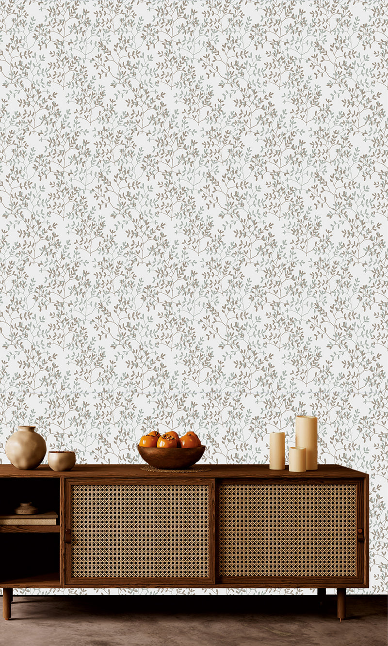 Antibes Branches Southern Pine & Coronation Gray AN28250