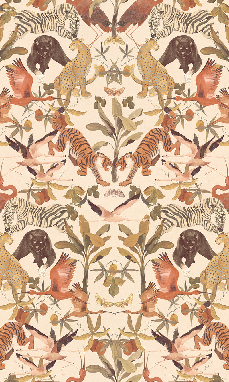 Designer Walls Cream Magic Animals DW2000