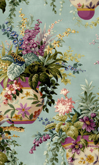 Xanadu Rivara Teal Wallpaper 91522
