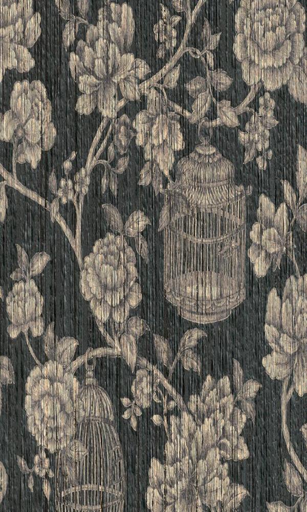 Seraphine Floral Yarn Wallpaper 076591
