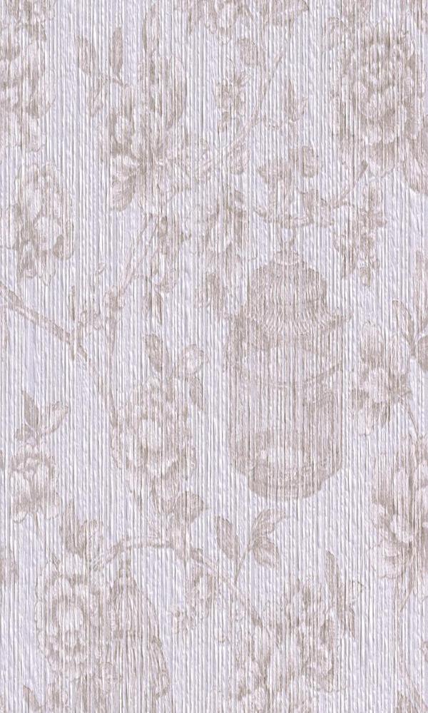 Seraphine Floral Yarn Wallpaper 076614