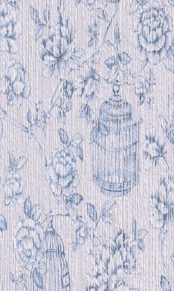 Seraphine Floral Yarn Wallpaper 076638