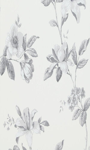 Denim Floral Arragement Wallpaper 17881