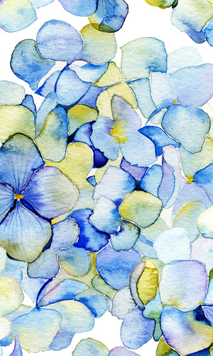 Solstice Delicate Watercolor Flowers Wallpaper 2001014