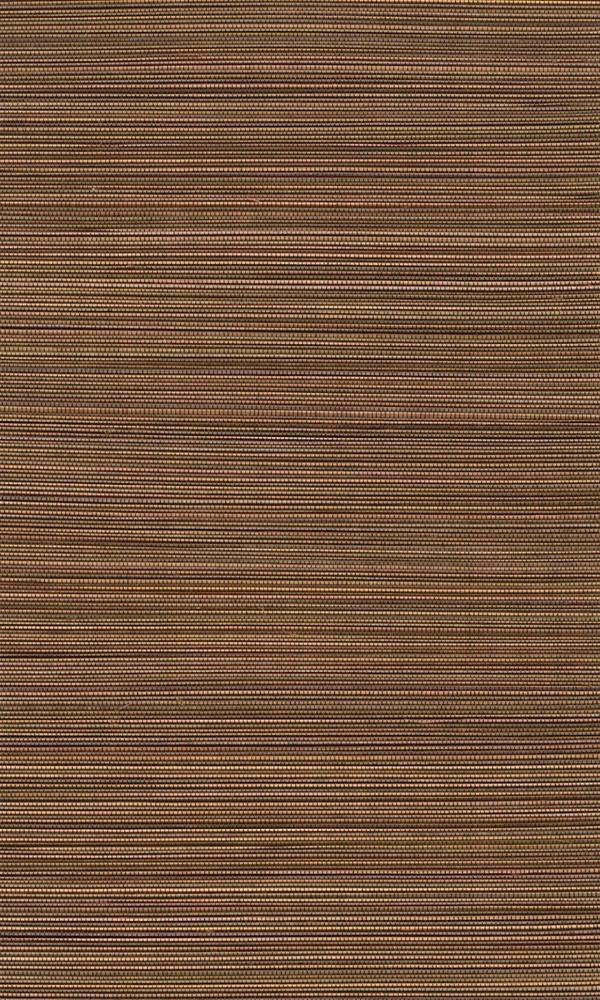Bamboo Gradient Orange and Brown Grasscloth Wallpaper R2846
