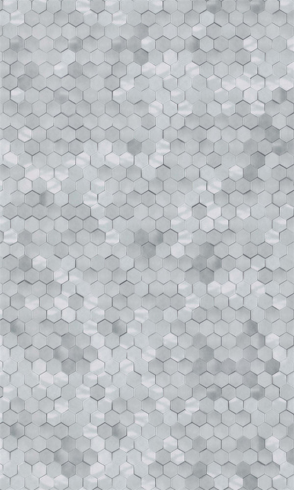 Dimensions Cool Grey Shimmering Mosaic Tiles 219583