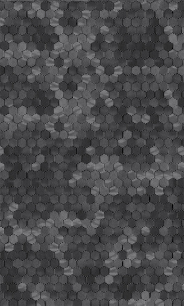 Dimensions Black Shimmering Mosaic Tiles 219585