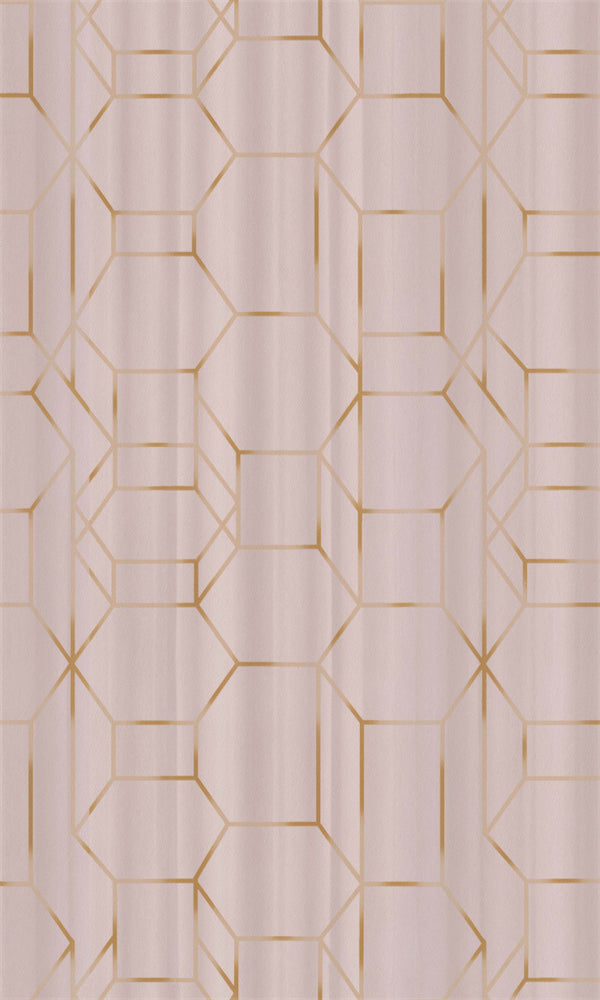 Dimensions Pink & Gold Linked Geometrics 219601