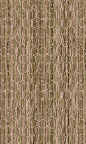 Dimensions Light Green & Pink Geometric Overlaid Faux Grasscloth 219624