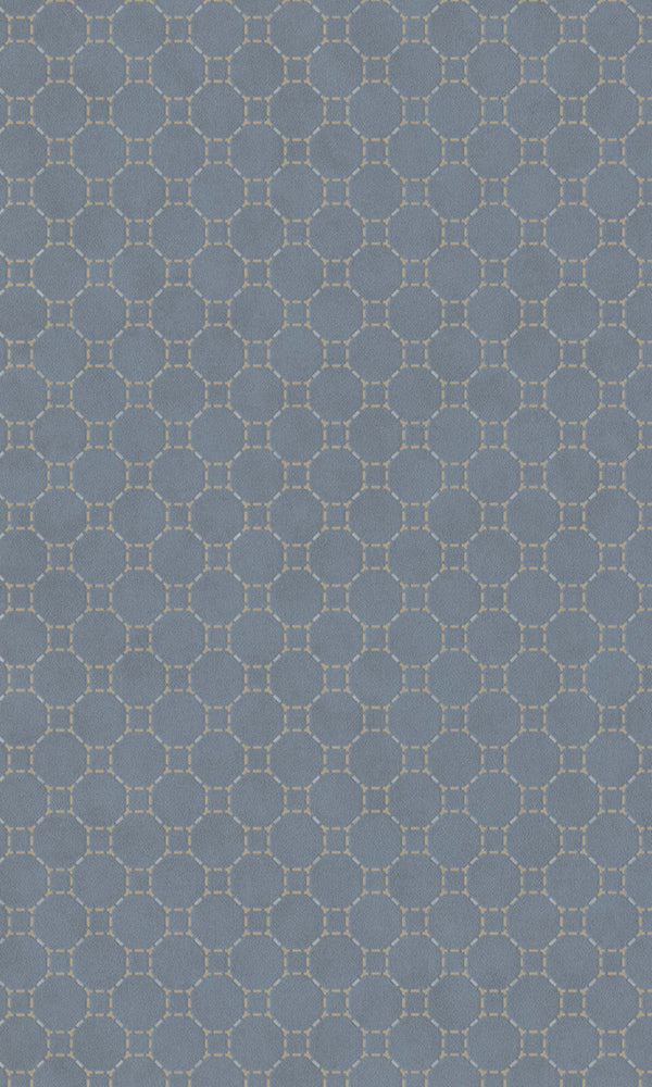 Finesse Shadow Blue Tiled Octogons 219721