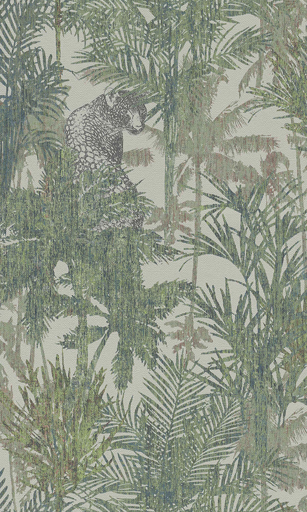 Panthera Black & Russet Brown Textured Leopard Print 220145