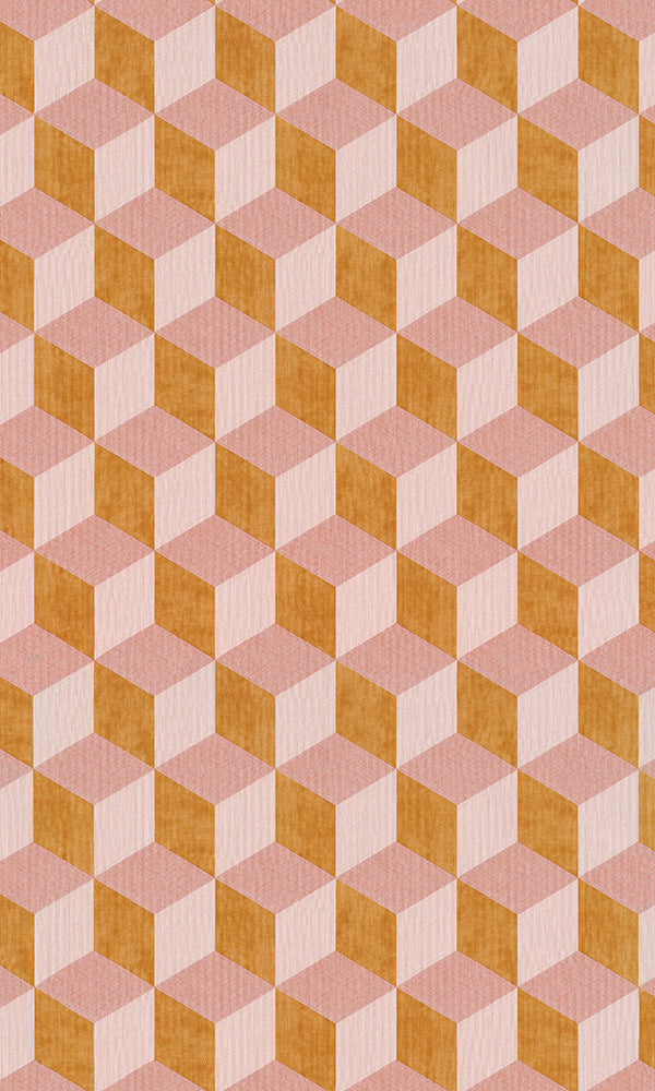 3 dimensional geometric cube wallpaper