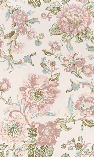 bold vintage floral wallpaper