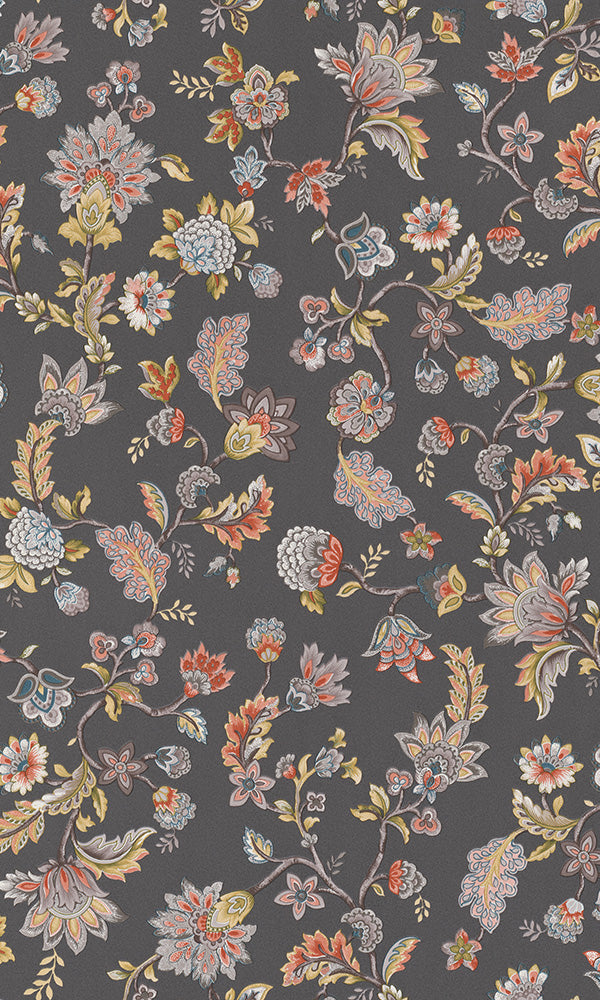 vintage floral paisley