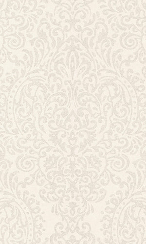 bold metallic damask wallpaper