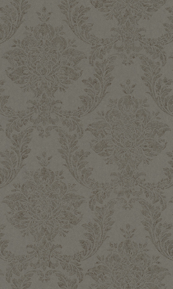 classic metallic damask wallpaper