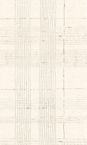 Casual Tan Irregular Plaid Stripes 30441