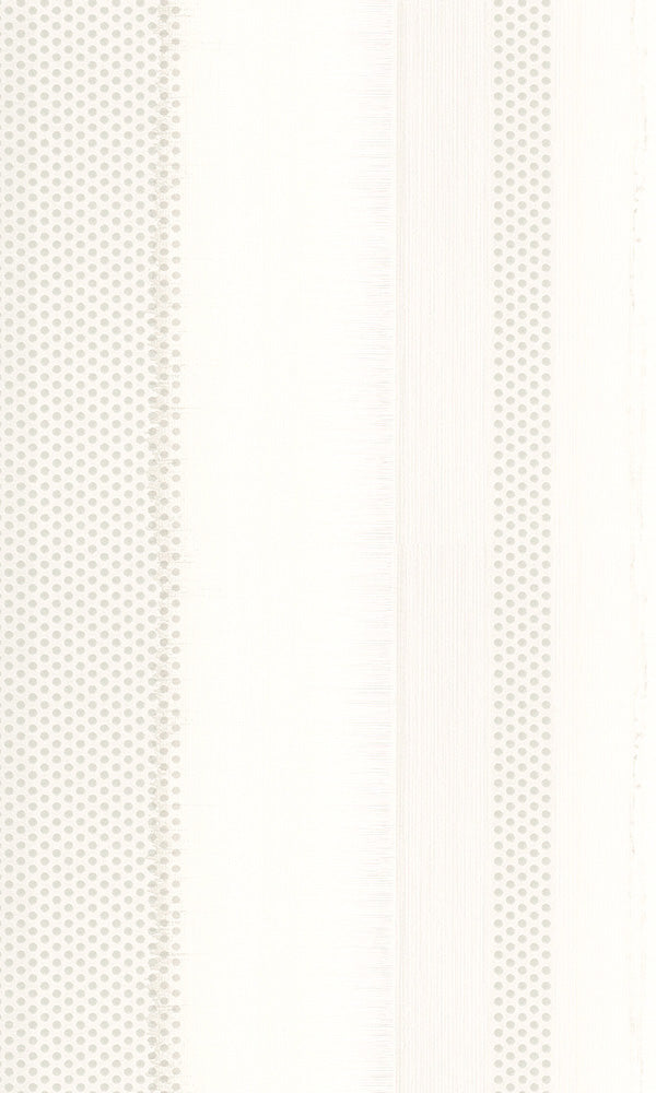 Casual White Eclectic Textured Stripe 30445