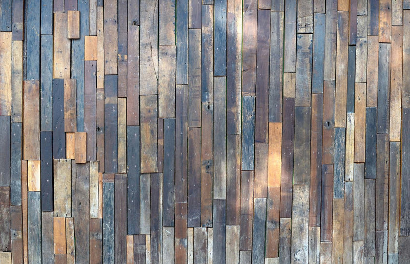 Structures Coloured Planks II Wallpaper 372259