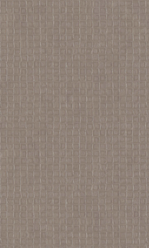 Texture Stories Brass Mosaic Tile Wallpaper 49108