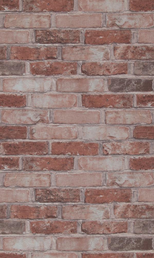 More Than Elements Running Bond Brick Wallpaper 49780