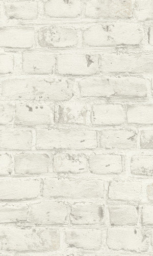 Modern Motifs 2.0 White Detailed Brick Wall 504750