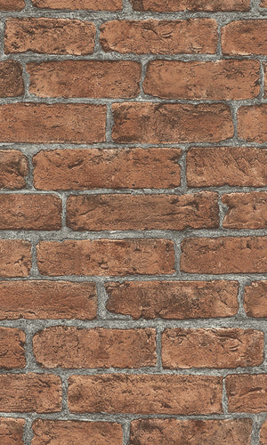 Modern Motifs 2.0 Red Detailed Brick Wall 504811