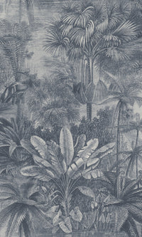 metallic tropical wallpaper