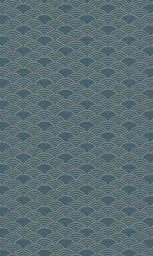 Modern Motifs 2.0 Blue Japanese Waves 621020