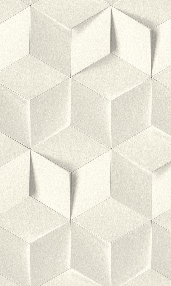 Modern Motifs 2.0 White Uneven Dimensional Cubes 622331